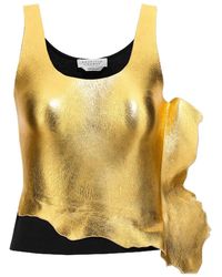 Gabriela Hearst - Round Collar Sleeveless Vest - Lyst