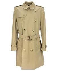 Burberry - Double-Breasted Belted Waist Trench Coat - Lyst