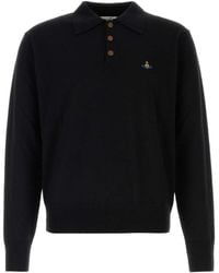 Vivienne Westwood - Mark Long-Sleeve Polo Shirt - Lyst