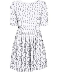 Antonino Valenti - Ruffled Flared Mini Dress - Lyst