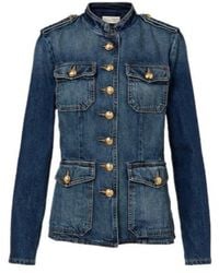 Nili Lotan - Button-Down Denim Jacket - Lyst