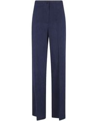 Seventy - Pinstripe-Pattern Straight-Leg Trousers - Lyst