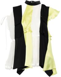 Sacai - Ruffled Blouse - Lyst