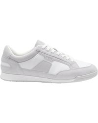 BOSS - Lace-Up Low-Top Casual Shoes - Lyst
