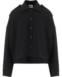 KHAITE - Epaulette Button-Up Shirt - Lyst