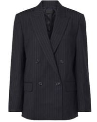 Nili Lotan - Leston Pinstriped Wool Blazer - Lyst