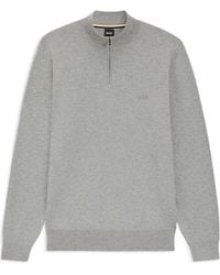 BOSS - Simple And High-Quality Knitted Sweater - Lyst