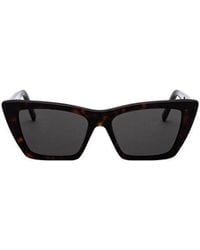 Saint Laurent - Eyewear Cat Eye Frame Sunglasses - Lyst