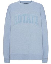 ROTATE BIRGER CHRISTENSEN - Crewneck Heavy Sweatshirt - Lyst