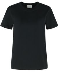 Closed - Logo Hem Crew Neck T-Shirt - Lyst