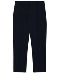 Emporio Armani - Nylon Viscose Blend Trousers - Lyst