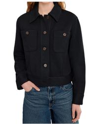 Vince - Long-Sleeved Knit Cardigan - Lyst