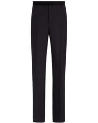 Dior - Homme Pleat Detailed Straight Leg Trousers - Lyst