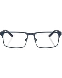 Emporio Armani - Rectangular Frame Glasses - Lyst