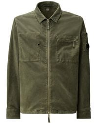 C.P. Company - Lens-Detail Corduroy Shirt Jacket - Lyst
