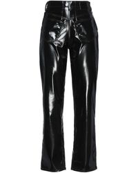 MM6 by Maison Margiela - Solidcolor Minimalist Trousers - Lyst