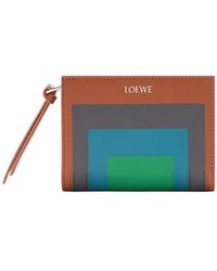 Loewe - Nappa Leather Compact Wallet - Lyst