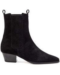 Aeyde - Agata 35 Suede Ankle Boots - Lyst