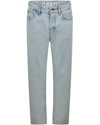 Off-White c/o Virgil Abloh - Mid-Rise Straight-Leg Jeans - Lyst