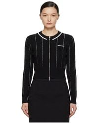 Marissa Chiara - Long-Sleeved Knitted Cardigan - Lyst