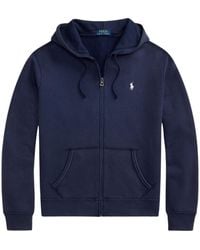 Polo Ralph Lauren - Pony Embroidered Zip-Up Hoodie - Lyst