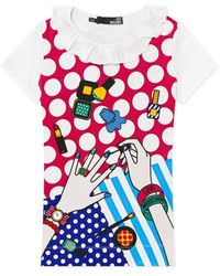 Moschino - Pattern Printed T-Shirt - Lyst