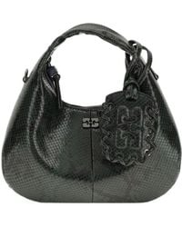 Ganni - Mini Snake Shoulder Bag - Lyst
