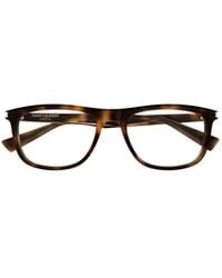 Saint Laurent - Eyewear Square Frame Glasses - Lyst