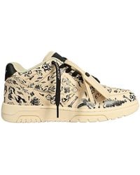 Off-White c/o Virgil Abloh - Out Of Office Graphic-Print Leather Sneakers - Lyst
