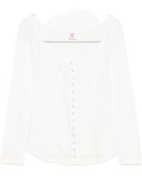 RE/DONE - Long-Sleeve Cardigan - Lyst