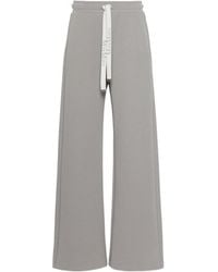 Max Mara - Double Jersey Wide-Leg Trousers - Lyst