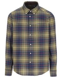 Barbour - Check Pattern Cotton Shirt - Lyst