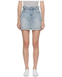 Marissa Chiara - Denim Skirt With Belt Loops - Lyst