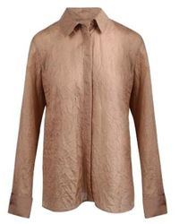 Max Mara - Button-Up Long-Sleeved Shirt - Lyst