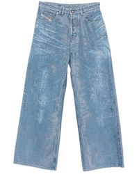 DIESEL - Wide Jeans - Lyst