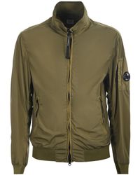 C.P. Company - Zip-Up Bomber Jacket - Lyst