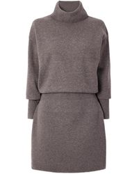 Veronica Beard - Cassidy High-Neck Mini Dress - Lyst