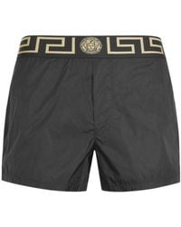 Versace - Logo Swimming Trunks - Lyst