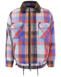 Sacai - Tartan Down Jacket - Lyst