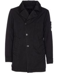 Stone Island - Button-Fastening Patch-Pocket Jacket - Lyst