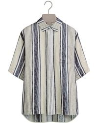 Dior - Iviera Oblique Sun Stripes Short-Sleeved Shirt - Lyst