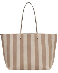 Fendi - Roll Striped Large Reversible Tote Bag - Lyst