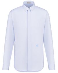 Dior - Shirt With Cd Icon Embroidery - Lyst