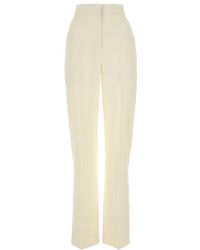 McQueen - Straight Leg Tailored Trousers - Lyst