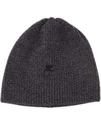 Courreges - Ribbed-Knit Beanie - Lyst