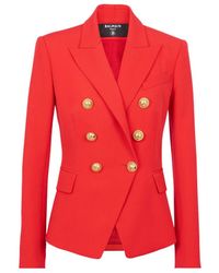 Balmain - Double-Breasted Tailored Blazer - Lyst