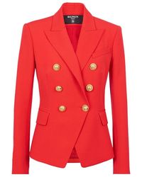 Balmain - Double-Breasted Tailored Blazer - Lyst