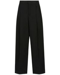 Marni - Maxi Pleat Pale Peach Poplin Trousers - Lyst