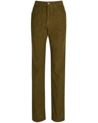 Saint Laurent - High-Waist Bootcut Pants - Lyst