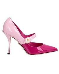 Dolce & Gabbana - Twotone Pointedtoe Highheels - Lyst